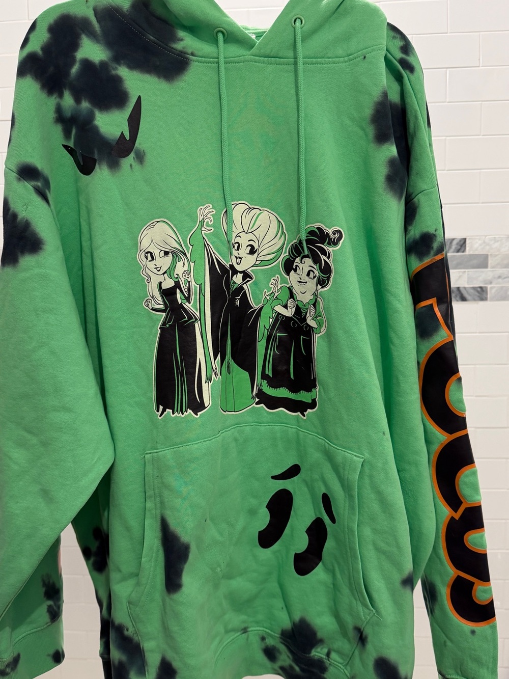 Green Disney Hocus Pocus Hoodie for Adults